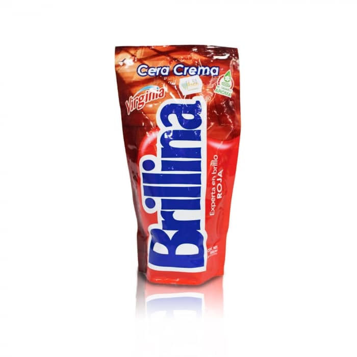 CERA CREMOSA ROJA BRILLINA 1x12 340ml
