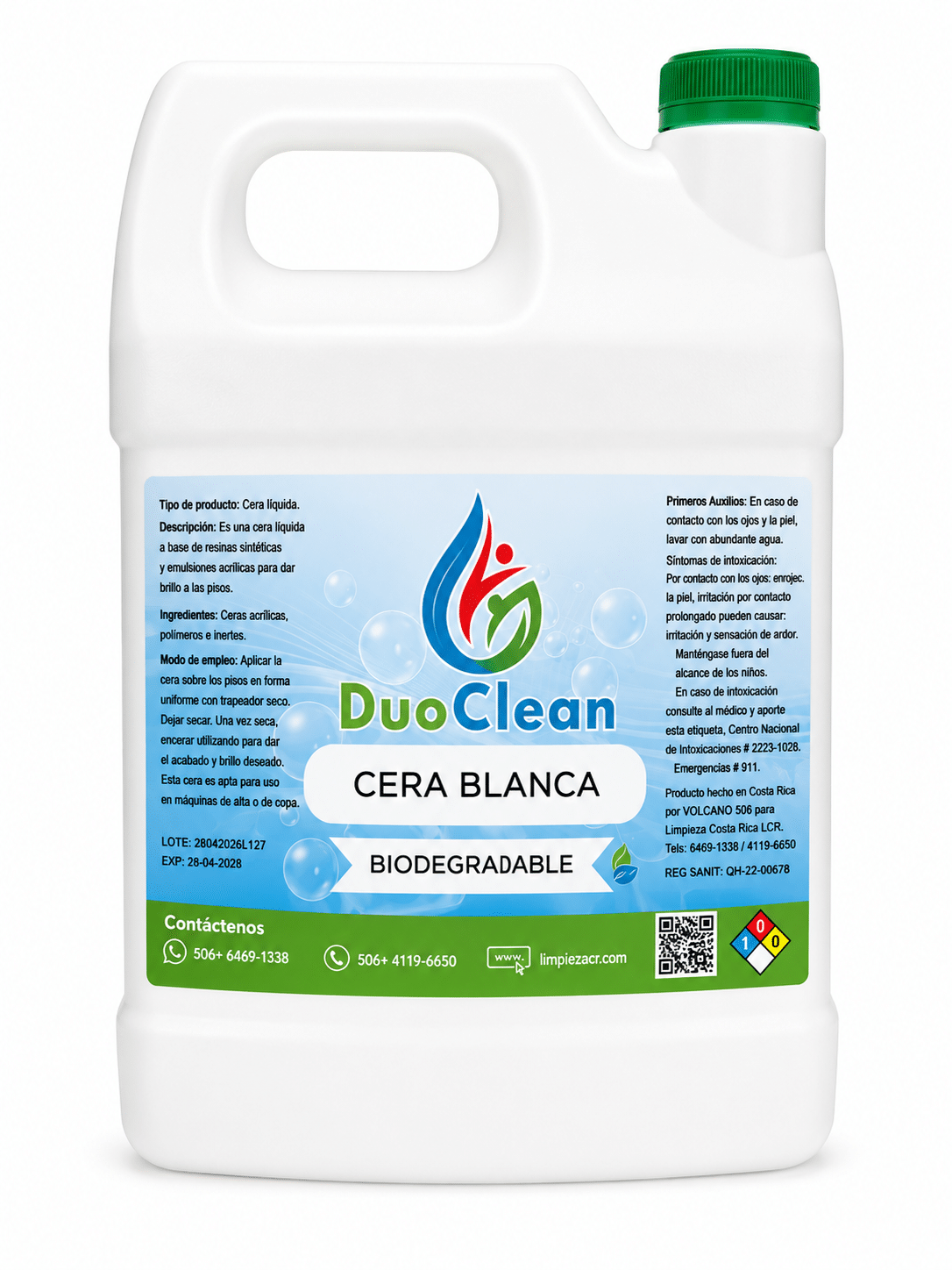 CERA LIQUIDA BLANCA GALON DUOCLEAN
