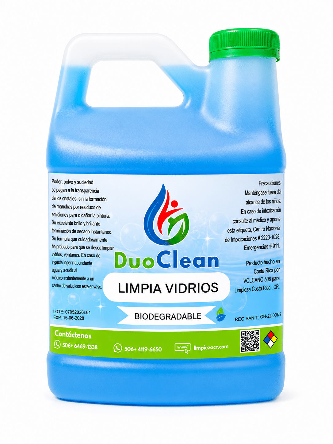 LIMPIADOR DE VIDRIOS LITRO DUOCLEAN